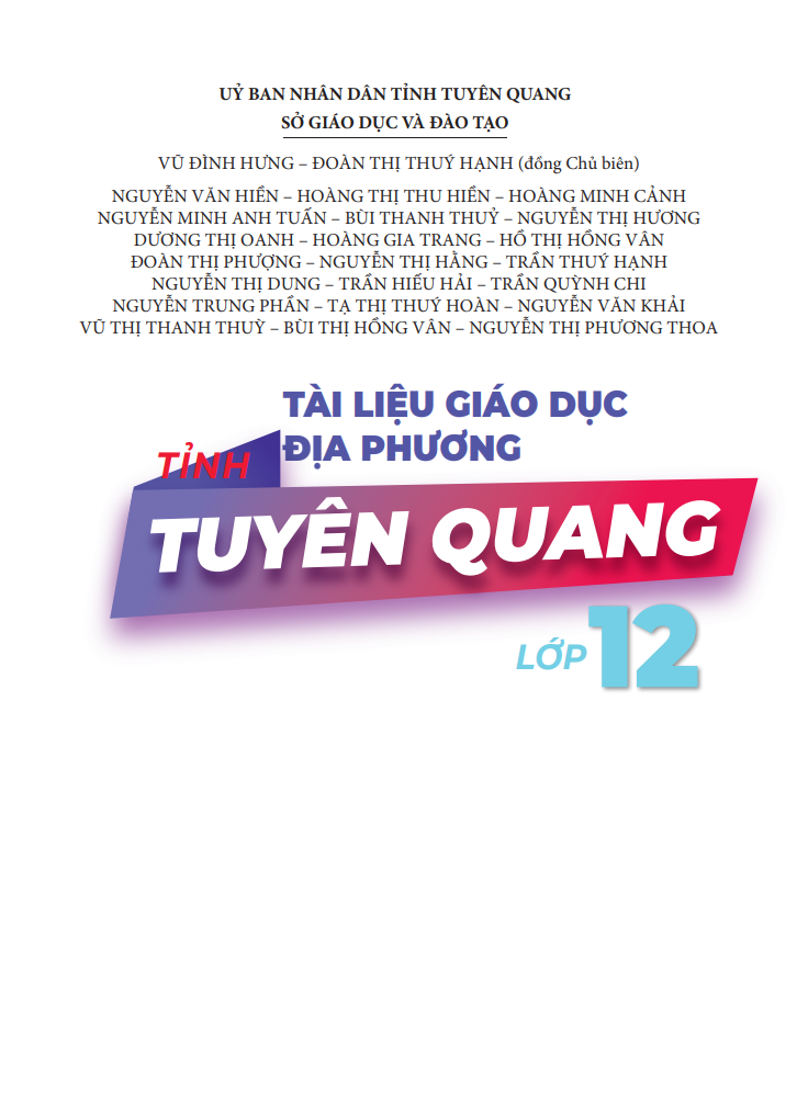 🌸Tài liệu GDDP Tuyên Quang lớp 12